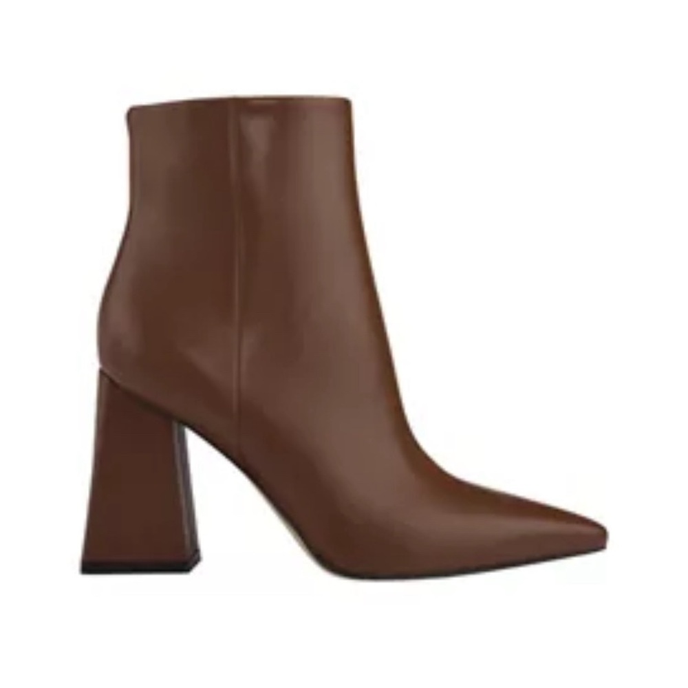 MARC FISHER LTD Kulika Leather Pointed Toe Bootie